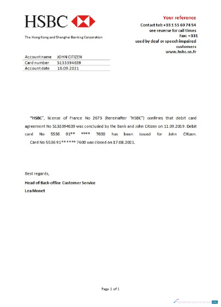 Download France HSBC closure reference Photoshop template